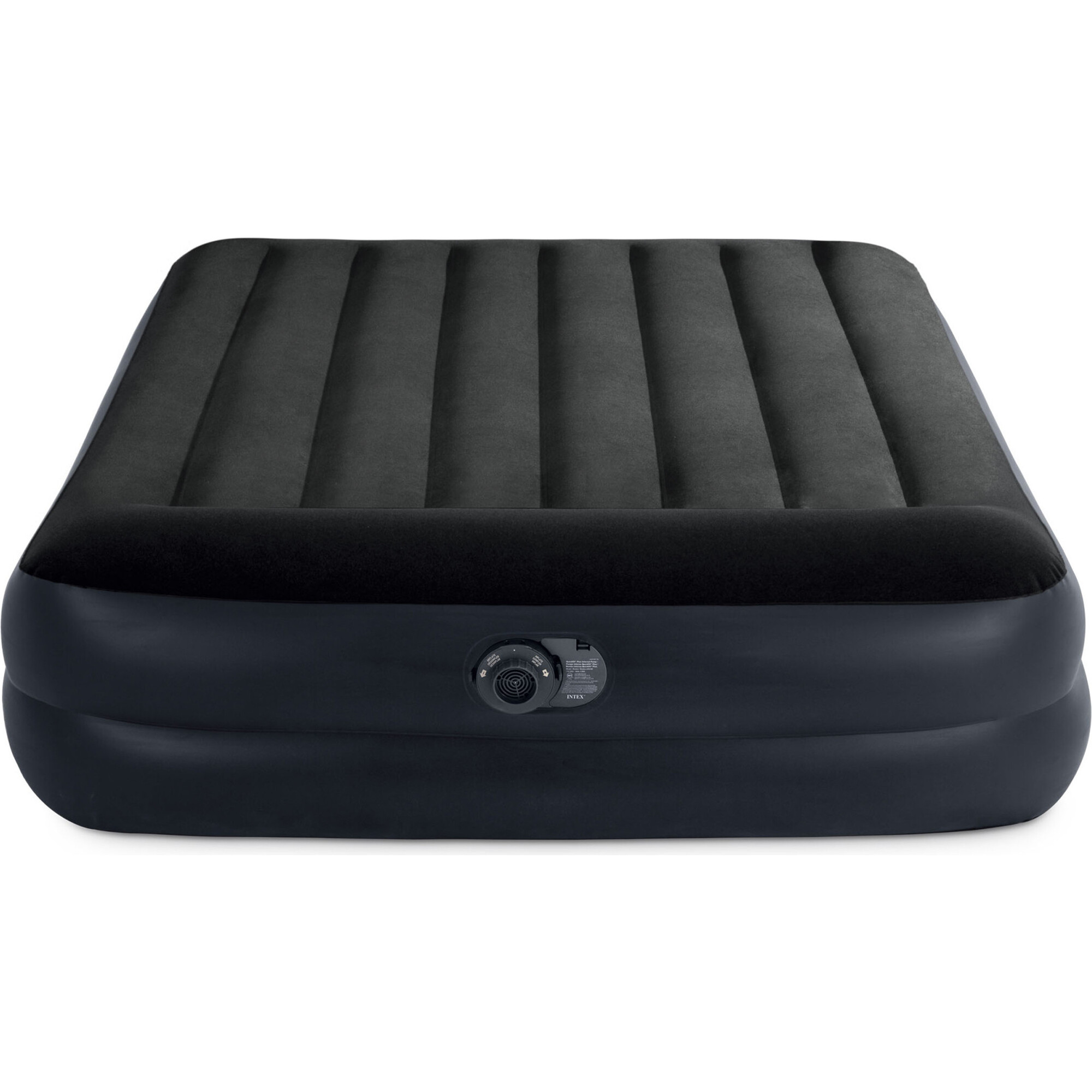 Dura Beam Plus Pillow Raised Air Mattress w/Built in Pump, Queen - Air Mattresses - 1