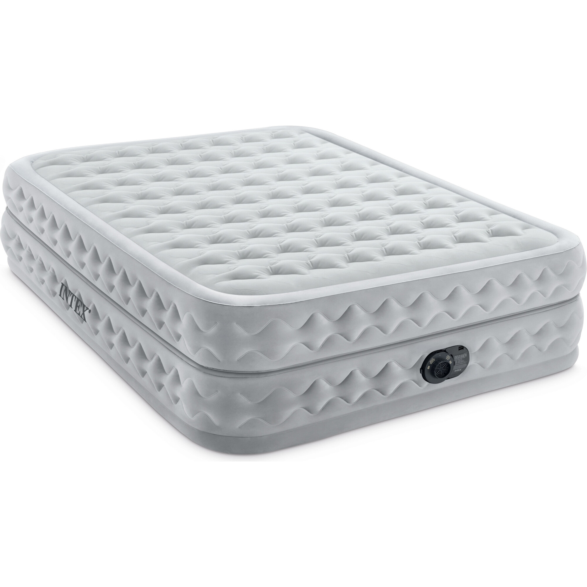 Dura-Beam Deluxe 20" Raised Air Mattress, with Built-in Pump, Queen - Air Mattresses - 1