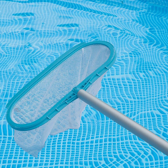 Deluxe Pool Cleaning Maintenance Kit - Vacuum Sucks Debris, Mesh Skimmer Net, 110" Telescoping Aluminum Shaft, Included Wall Brush Attachment, Pool Accessory - Pool Accessories - 3