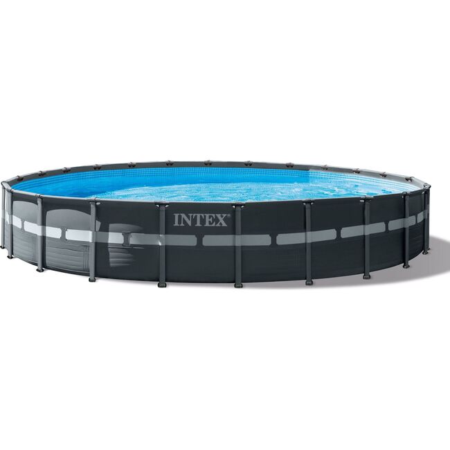 24'x52" Ultra XTR Frame Round Above Ground Outdoor Swimming Pool Set