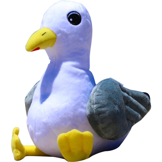 Stephen Seagull 12" Stuffed Plush Toy w/ Authentic Animal Sounds, for Kids Babies & Toddlers