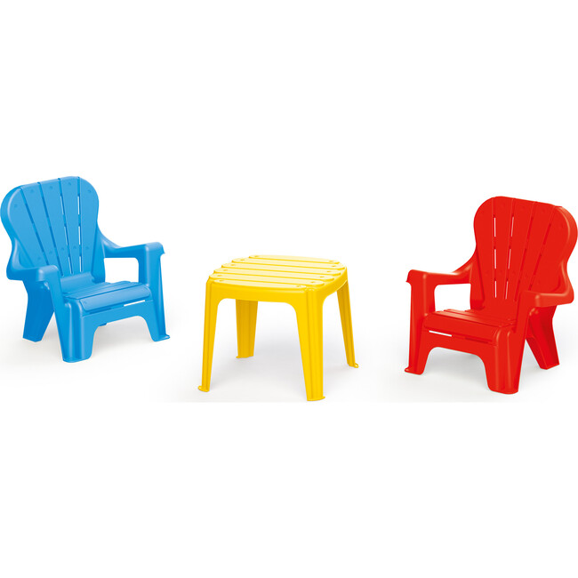 Childrens Plastic Table And Chairs Set