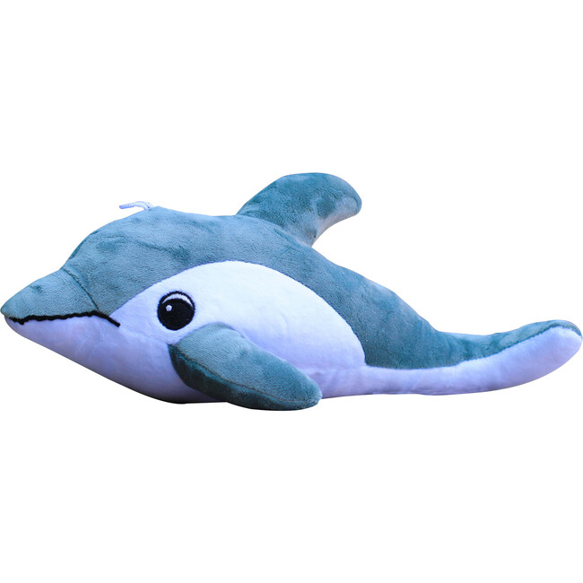 Finn The Dolphin 12" Stuffed Plush Toy w/ Authentic Animal Sounds, for Kids Babies & Toddlers