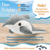 Finn The Dolphin 12" Stuffed Plush Toy w/ Authentic Animal Sounds, for Kids Babies & Toddlers - Plush - 2