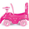 Pink Unicorn Walk & Drive Ride-On w/ Horn - Outdoor Games - 3