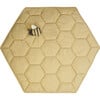 Playmat Honeycomb 3' 8" x 3' 8", Honey - Rugs - 1 - thumbnail