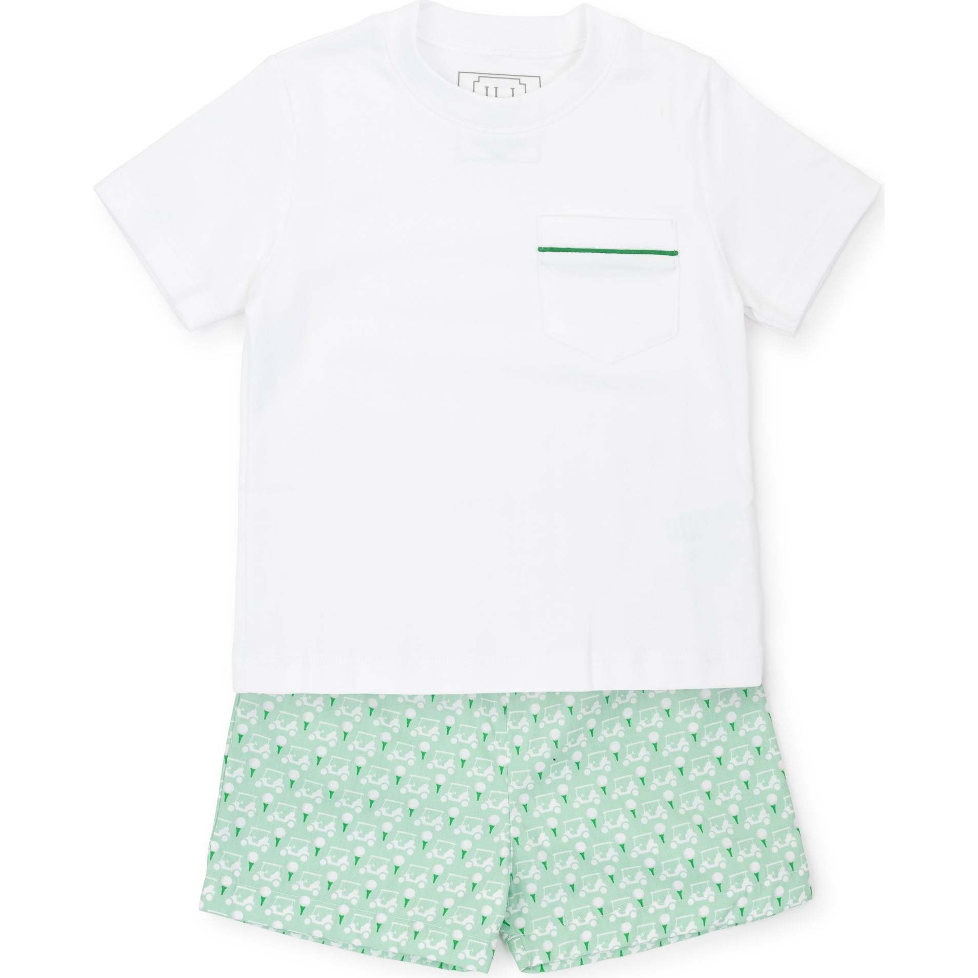 Hudson Boys' Short Set, Golf Putting Green - Mixed Apparel Set - 1