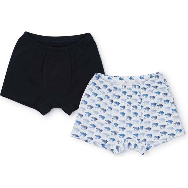 James Boys' Underwear Set, Fly Fishing/Navy