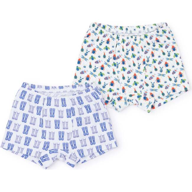 James Boys' Underwear Set, Busy Bugs/Puddle Jumping Blue