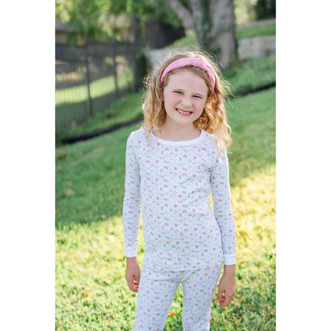 Ava Girls' Pajama Pant Set, Garden Floral - Pajamas - 3