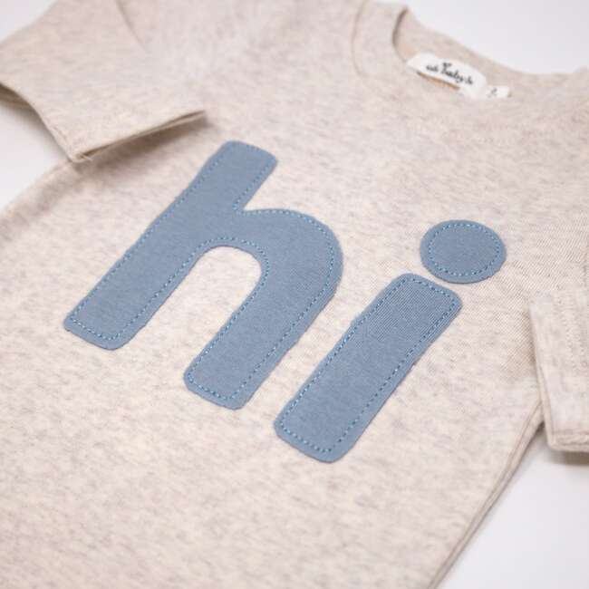 Fog "hi" Two Piece Set, Sand - Mixed Apparel Set - 2