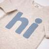 Fog "hi" Two Piece Set, Sand - Mixed Apparel Set - 2