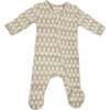 Tulip Double Knit Zipper Footie, Blush - Footie Pajamas - 1 - thumbnail