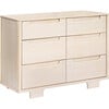 Yuzu 6-Drawer Dresser, Washed Natural - Dressers - 1 - thumbnail