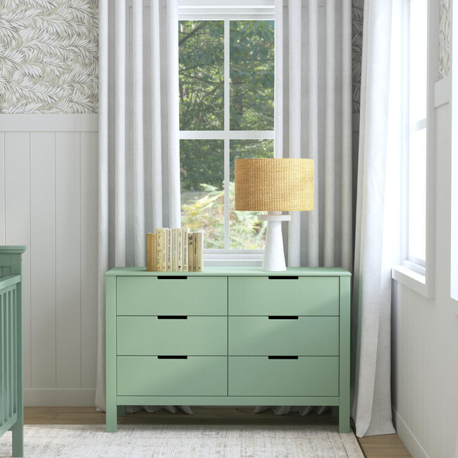 Colby 6-Drawer Dresser, Light Sage - Dressers - 2