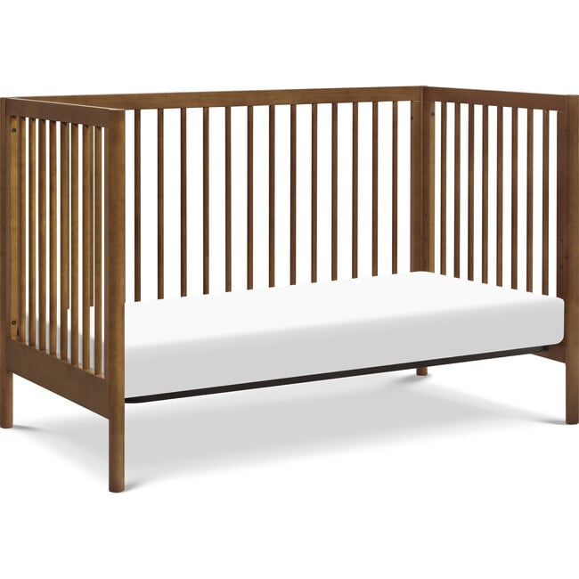 Birdie 3-In-1 Convertible Crib, Walnut - Cribs - 7