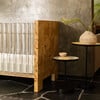 Altair Burl Wood Crib, Clear Acrylic - Cribs - 7