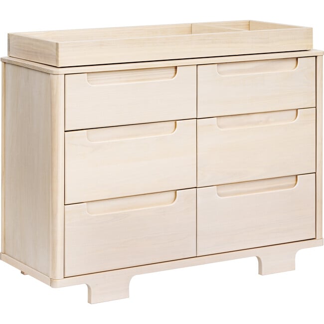 Yuzu 6-Drawer Dresser, Washed Natural - Dressers - 4