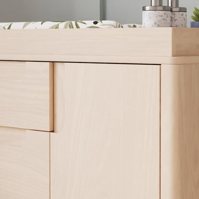 Yuzu 3-Drawer Changer Dresser, Washed Natural - Dressers - 2