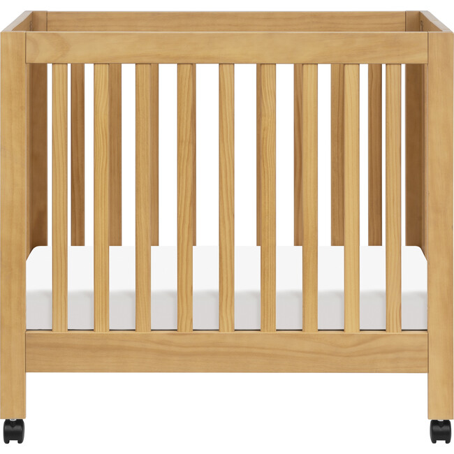 Origami Portable Mini Crib, Honey - Cribs - 3