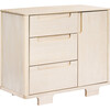 Yuzu 3-Drawer Changer Dresser, Washed Natural - Dressers - 4