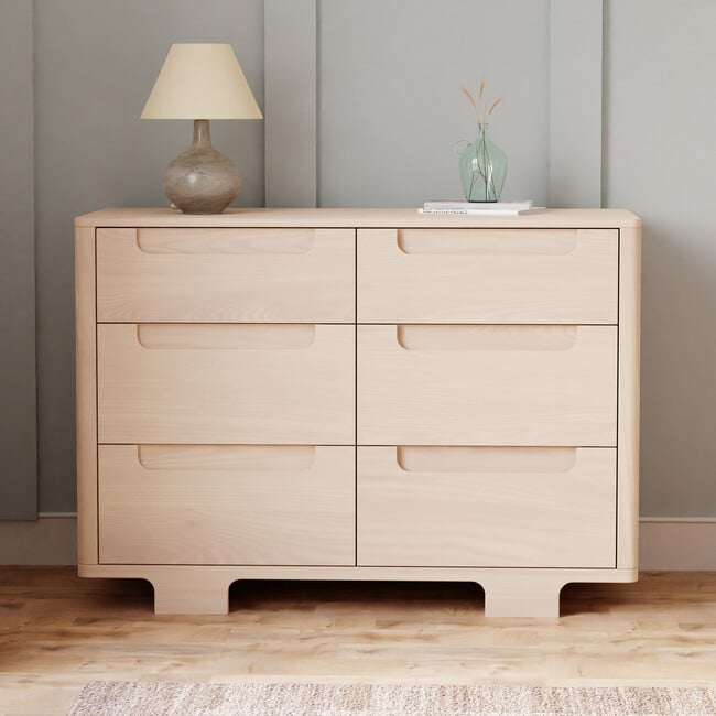 Yuzu 6-Drawer Dresser, Washed Natural - Dressers - 8