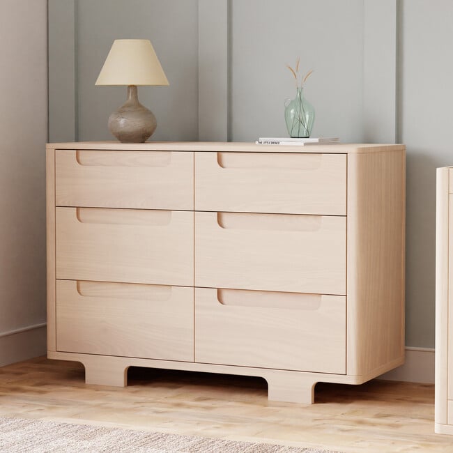 Yuzu 6-Drawer Dresser, Washed Natural - Dressers - 9