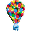 80" Inflatable Balloon Party Island Float - Pool Floats - 1 - thumbnail