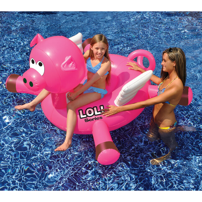 56" LOL Series Flying Pig Pool Float - Pool Floats - 2