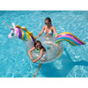3' x 2'2" Inflatable LED Unicorn Glitter Ring Float - Pool Floats - 2