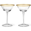 Sophia Hand-Blown Coupes, Clear (Set Of 2) - Accents - 1 - thumbnail