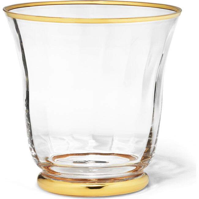 Sophia Small Ice Bucket, Clear & Gold - Accents - 2