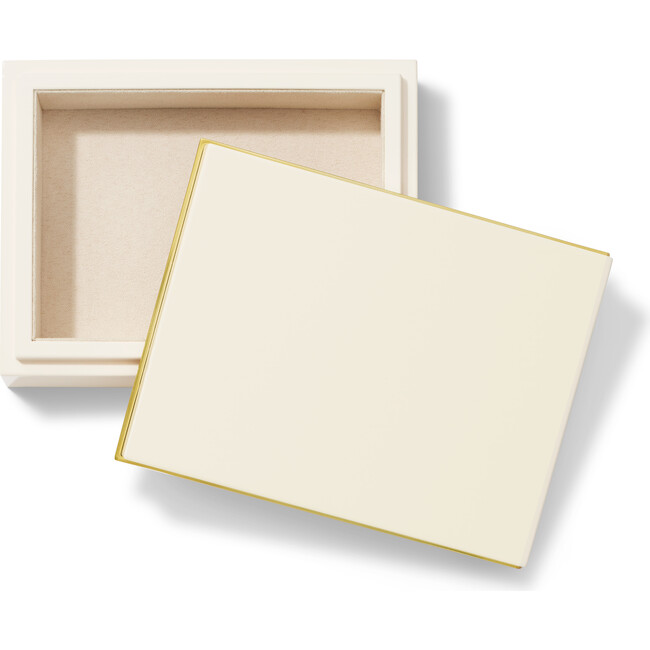 Piero Small Lacquer Box, Cream - Accents - 2