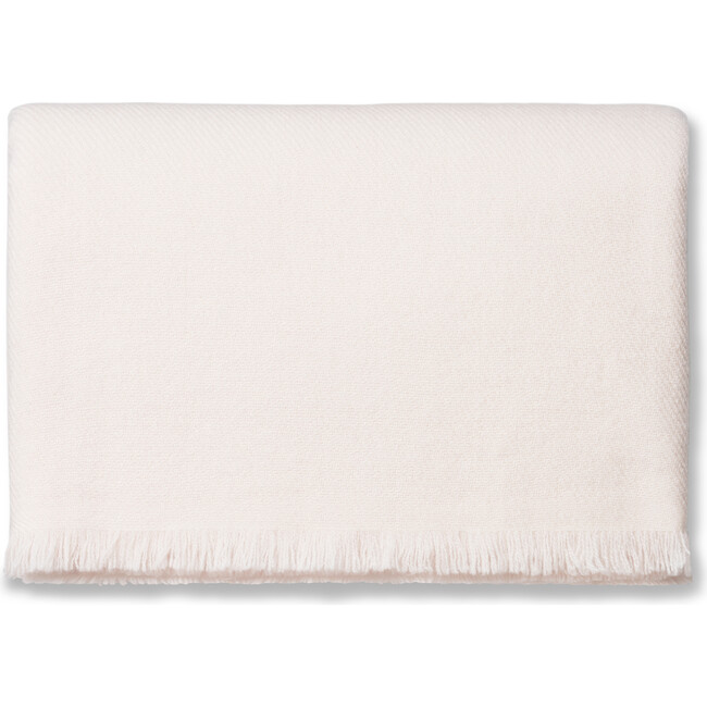 Noe Cashmere Throw, Dandelion White