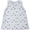 Fleur Baby Blouse, White Butterfly - Blouses - 2
