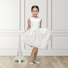 Enora Girl Dress, Pearl White Gold - Dresses - 2