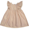 Emilie Baby Dress, Gold Pink - Dresses - 2