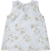 Fleur Blouse Doubled, Beige Hearts - Blouses - 4
