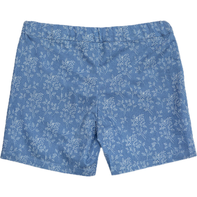 Baby blue loose fit shorts made of suit fabric with viscose, art- 11801,  【MustHave ❤️】price - 1599 ₴