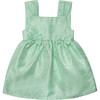 Desiree Baby Dress, Light Green - Dresses - 1 - thumbnail
