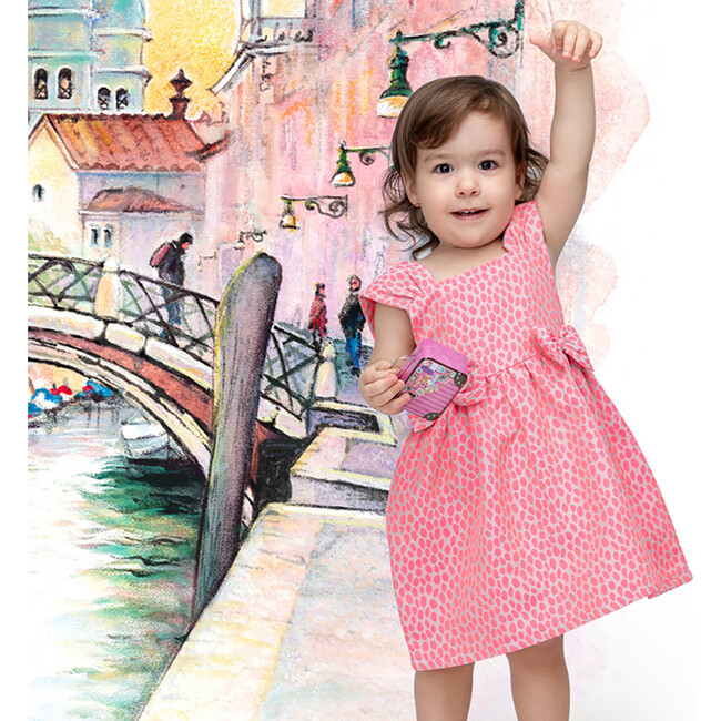 Desiree Baby Dress, Pink Fluo - Dresses - 2