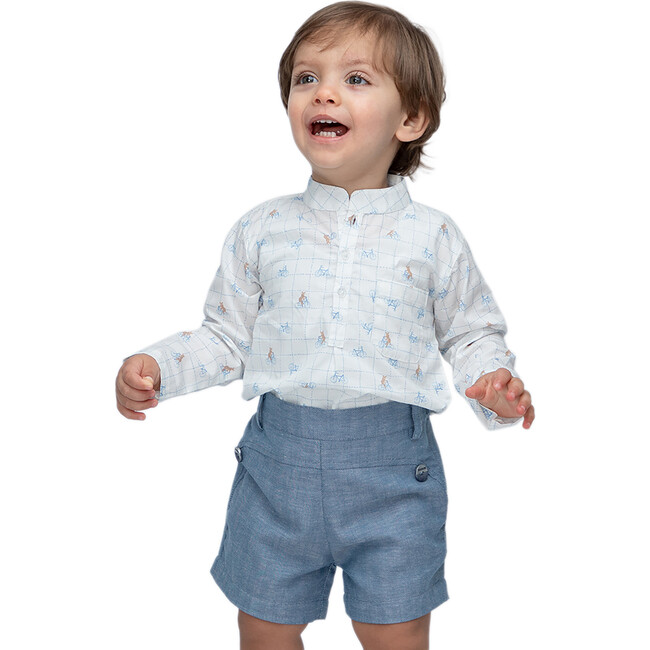 Denis Baby Short, Denim - Shorts - 2