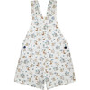 Daniel Baby Dungaree, White Jungle Print - Overalls - 1 - thumbnail