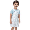 Daniel Baby Dungaree, White Jungle Print - Overalls - 2