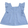 Daffy Baby Blouse, Blue - Blouses - 1 - thumbnail