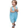 Damien Baby Dungaree, Turquoise - Overalls - 3