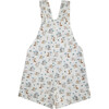 Daniel Baby Dungaree, White Jungle Print - Overalls - 3