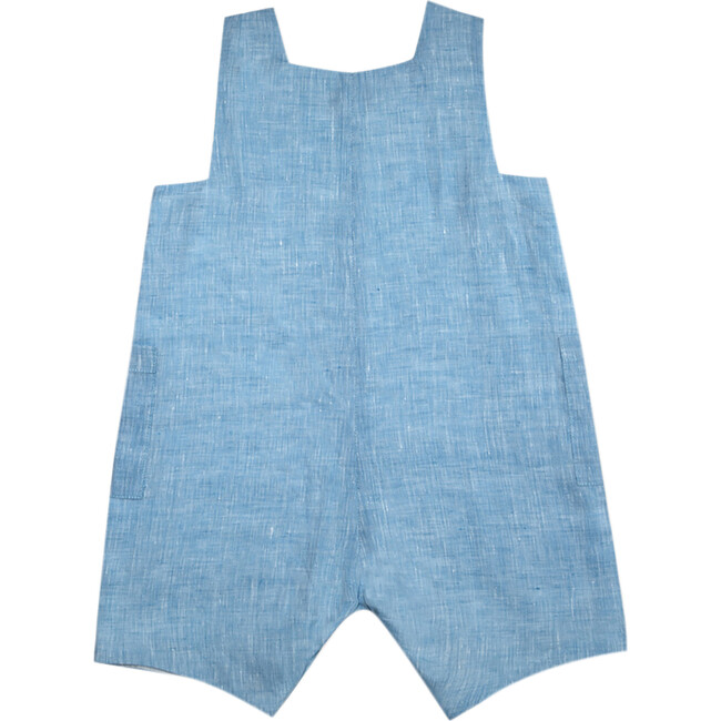 Damien Baby Dungaree, Turquoise - Overalls - 4