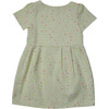 Cendy Girl Dress Tweed, Pistachio Plumetti Fluo - Dresses - 1 - thumbnail