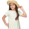 Cendy Girl Dress Tweed, Pistachio Plumetti Fluo - Dresses - 2